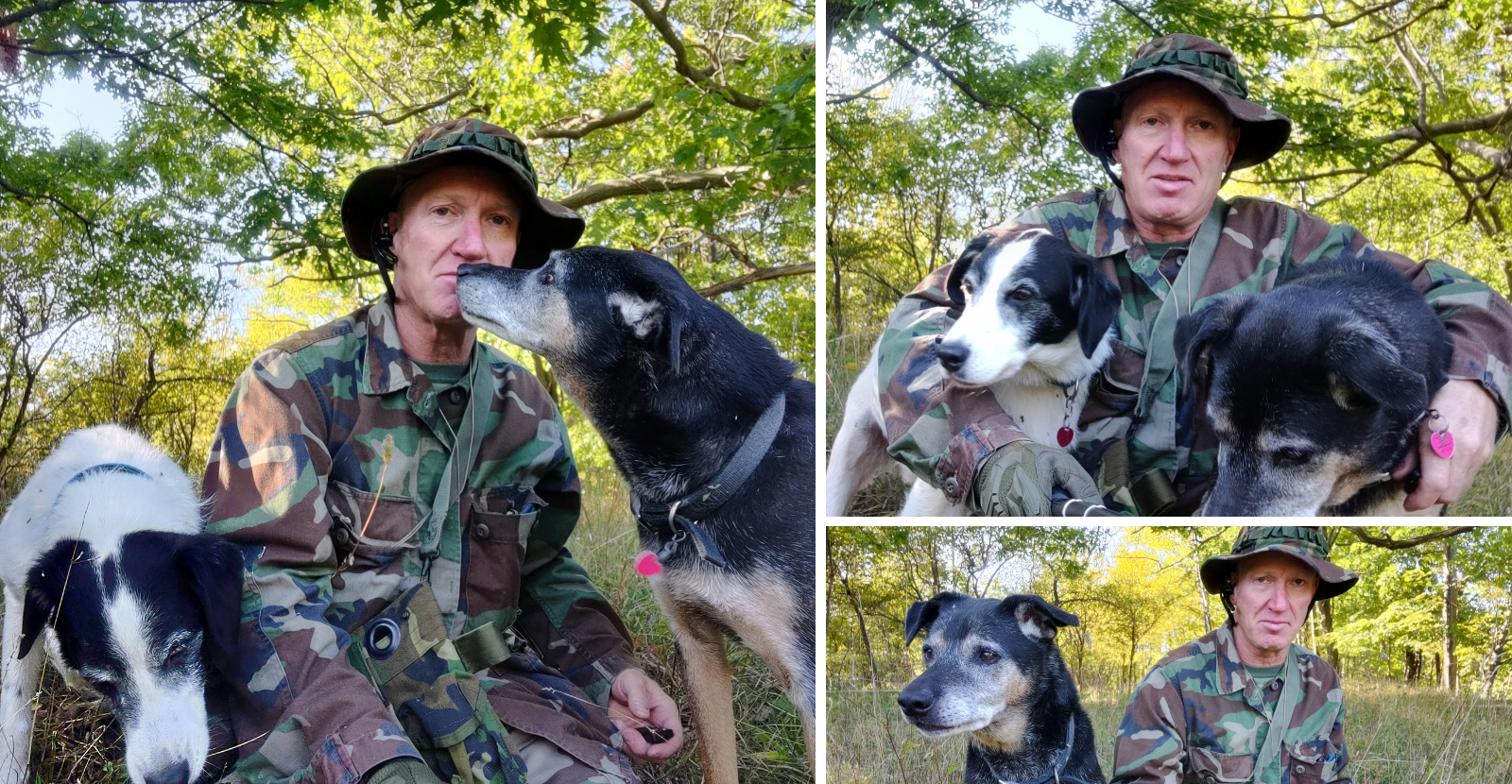 Michael and his dogs